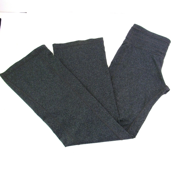 Prana Pants - PRANA Charcoal YOGA Flare Leg, High Waist Pants S